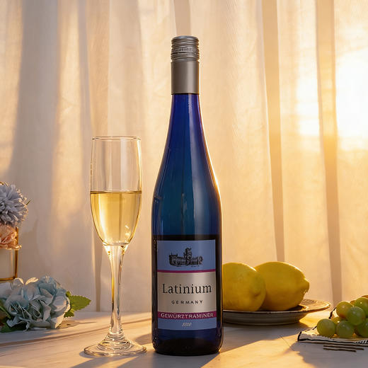 疯抢中！！【德国原瓶进口】Latinium琼瑶浆白葡萄酒 半甜型10.5vol 750ml/瓶 送手提礼袋 商品图2