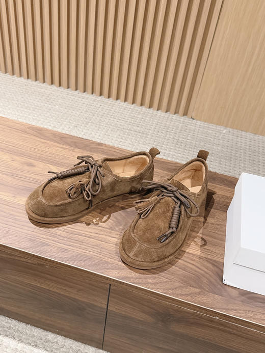 The Row新款系带流苏休闲袋鼠鞋  （DBG） 商品图2