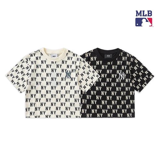 MLB满印老花印花系列短款T恤女士短袖 MLB1308 商品图5