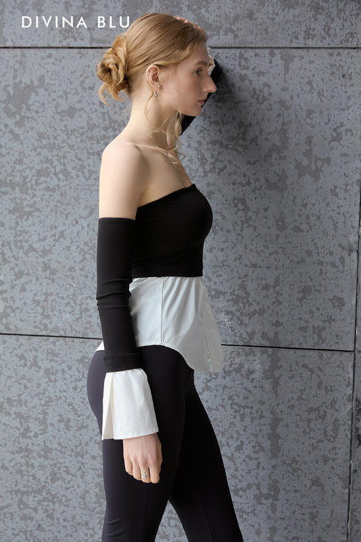 DIVINA BLU 马赛系列 迪唯纳拼接裹胸M135 商品图4