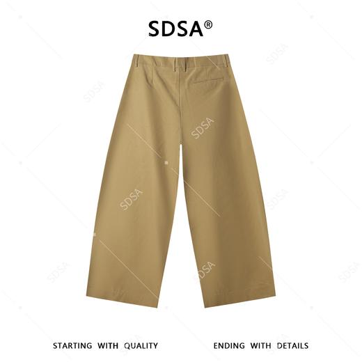 SDSA男装2026新款高贵轻奢潮牌时尚简约纯色休闲裤垂感百搭裤子 商品图4