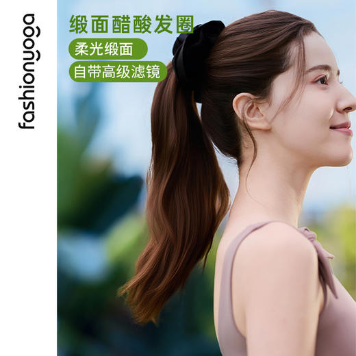 FW047缎面优雅发圈 商品图0