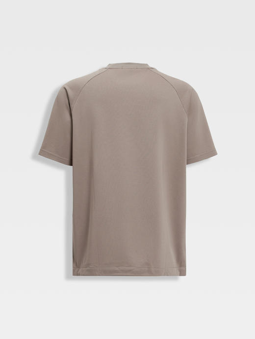 callisto卡其插肩款款式弹力棉T恤 商品图1