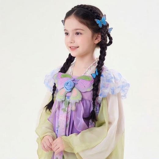 年衣童装汉服裙女童2025新款秋季新中式国风改良风汉服连衣裙礼服花鼓隆咚汉服裙年衣N1253378D02NIANYI年衣 商品图4