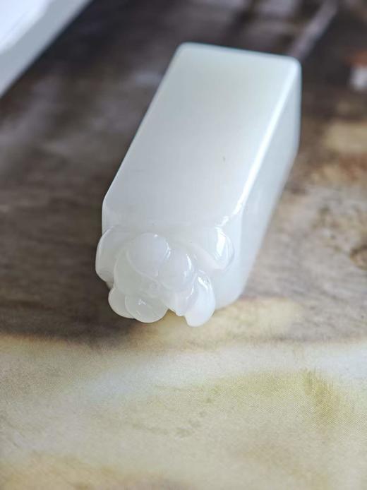 白玉莲花章【 嘉石2636】 商品图3