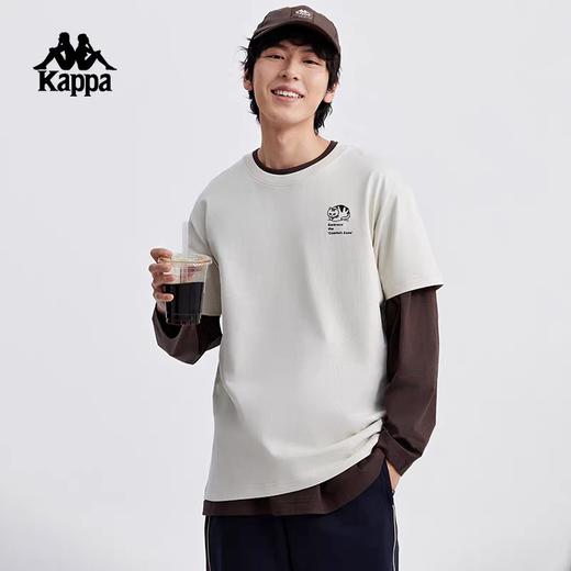 XXMkappa卡帕背靠背情侣运动短袖t恤男生夏季纯棉运动上衣女 商品图0