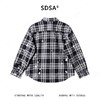 SDSA男装2026新款高贵轻奢韩系格纹立体花钉珠衬衫百搭时尚上衣 商品缩略图4