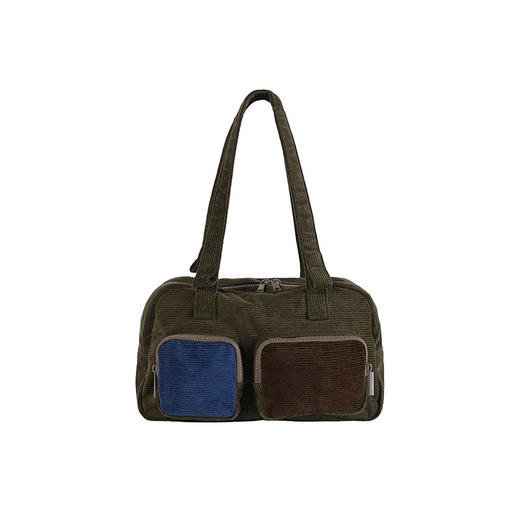 CryingCenter灯芯绒通勤日常单肩包腋下法棍包 哭喊中心 商品图4