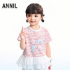 【实体店同款】女童圆领短袖上衣夏季新款安奈儿童装XG621192 商品缩略图0