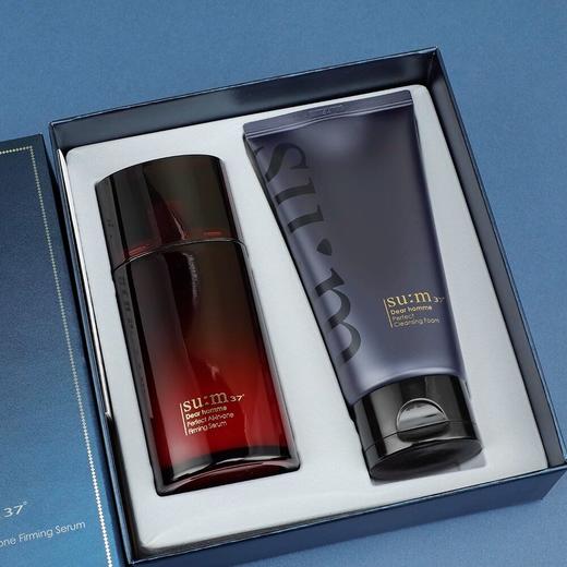 SU:M苏秘日臻男士三合一精华洁面套（精华乳110ml+洁面160ml） 商品图2