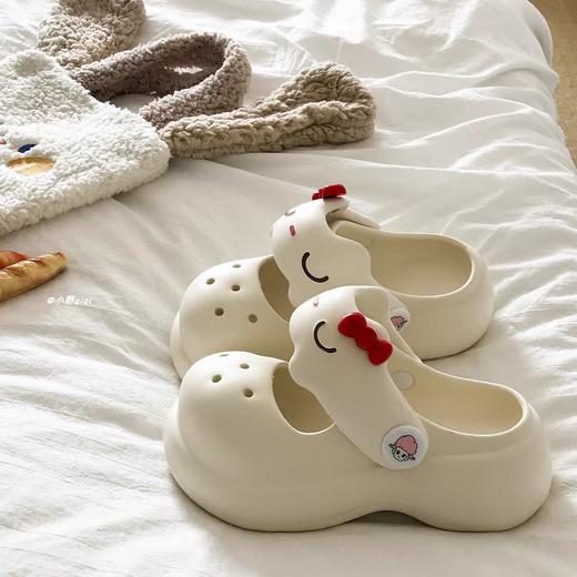 【花园鞋】玛丽珍洞洞鞋女款可爱卡通外穿厚底花园鞋包头防滑凉鞋【WG26233】 商品图1