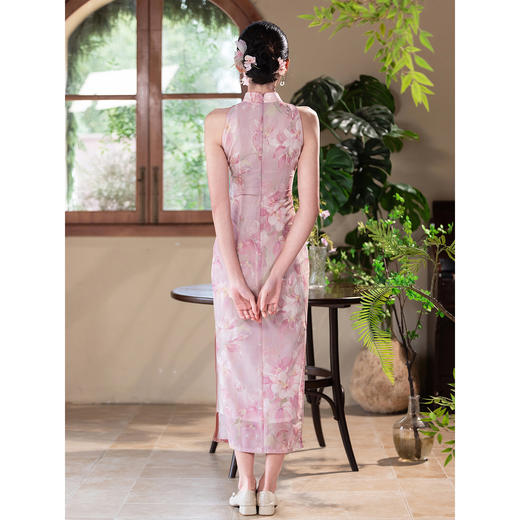 2026新款新中式挂脖改良旗袍日常复古风订婚LSB4436 商品图4