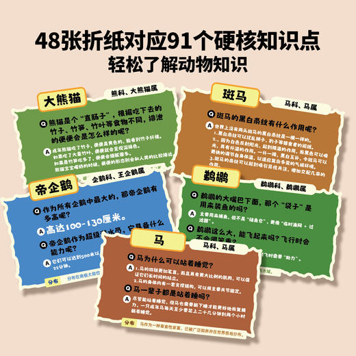 【DIY折纸百科全书动物】科答鸭折来折去折纸儿童益智手工制作玩具男女孩 商品图2