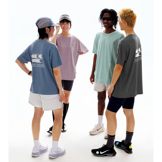 CryingCenter空气网不贴身反光吸湿速干运动训练跑步T恤 哭喊中心 商品图1