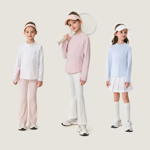 【防晒】马克珍妮户外运动女童凉感骑行T恤2026年春装新款560231 商品图3