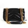 【95新】YSL圣罗兰801437小号黑金羊皮LOULOU链条包单肩包女士140326AK10 商品缩略图5