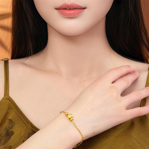 【任选3件1998元】袋袋有福 足金福袋转运珠送女友礼物MEMORA诗普琳HP938901（线上专供) 商品图1