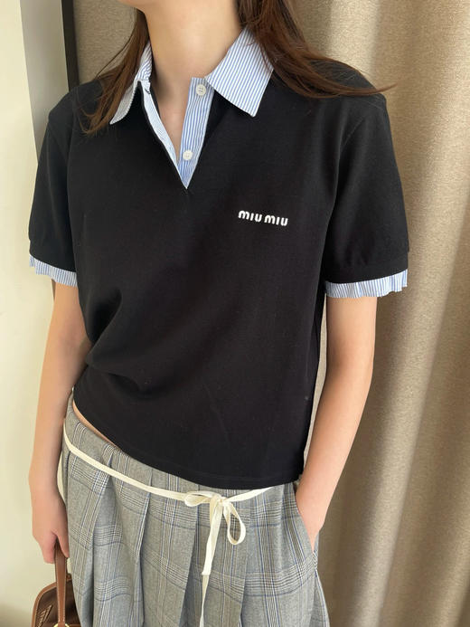MiuMiu 26早春新款短袖（MM） 商品图1