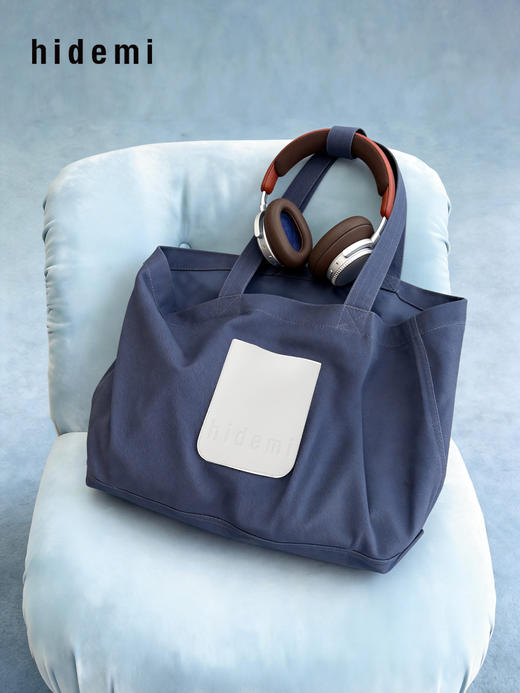 hidemi副线小h 复古大容量托特包手提包旅行包休闲包 商品图0