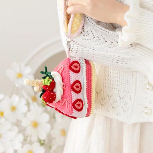 苏苏姐家切角蛋糕包手工diy编织钩针云小朵毛线团自制创意材料包 商品图3