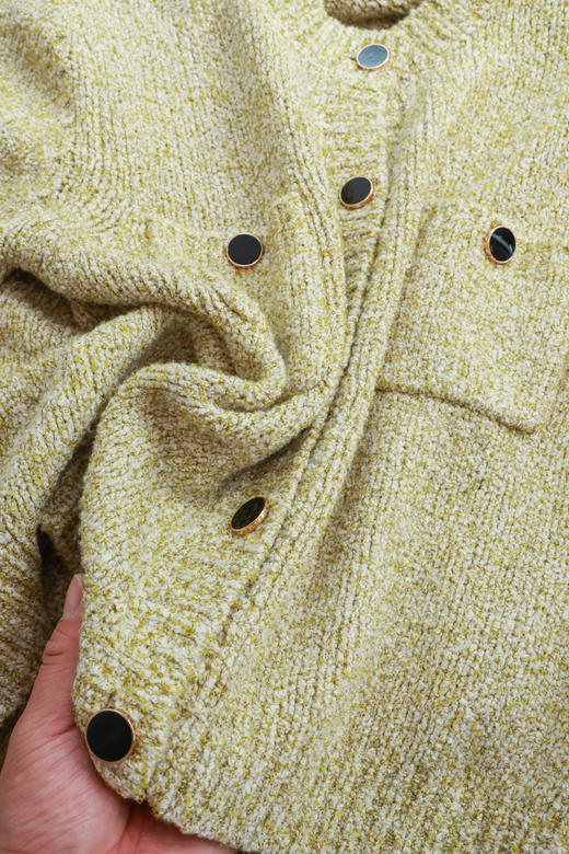 春日柔序|温柔香风贴袋针织开衫 商品图9