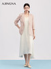 【商场同款】阿菁娜春季新款亚麻感西装垂顺软糯透气挺括微弹抗皱易打理A31C108035 商品缩略图1