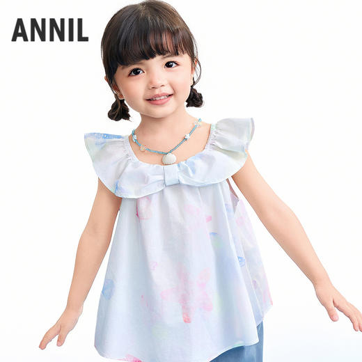 【实体店同款】女童上衣夏季新款安奈儿童装XG622194 商品图0