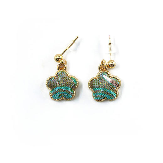 【蜀锦饰品：耳饰】礼好天府非遗蜀锦耳环 雅韵琵琶/锦蝶翩翩多款可选 刺绣国风配饰 中国特色礼品 日常百搭耳钉耳饰 中国风特色礼物节日伴手礼 商品图8