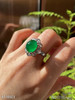 玻璃种浓艳绿蛋面戒指【6170503】具体价格微信咨询 商品缩略图4
