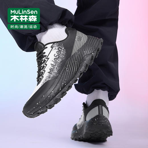 【木林森运动户外潮流运动鞋SHW851136】口碑爆款，贾卡网鞋面，透气包裹双兼顾，防滑耐磨大底，男女同款潮流吸睛设计 商品图6