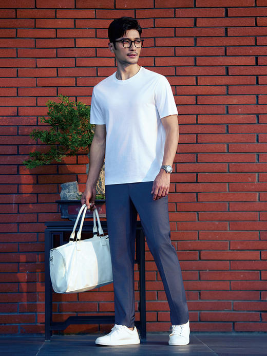 【冰锋二号】水柔新疆长绒棉5A抗菌透气吸湿T恤255X0T911S[T]链接2 商品图11