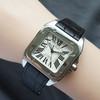 【95新】CARTIER 卡地亚W20106X8自动机械机芯35.6*44.2MM（中性款）山度士系列精钢160326AK15 商品缩略图6