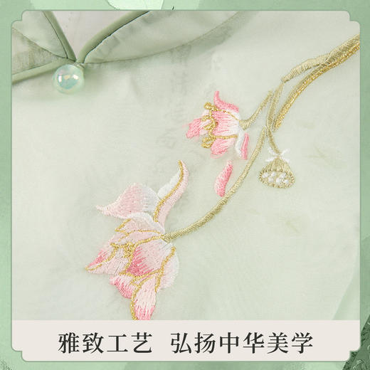 笛莎/Deesha 观山见2026年夏季新款童装女童国风连衣裙 商品图3