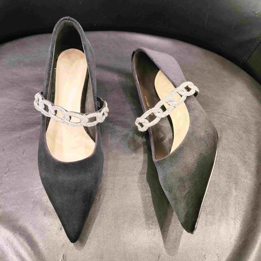 LFGJ X0301时尚丝绒小猫跟 商品图3