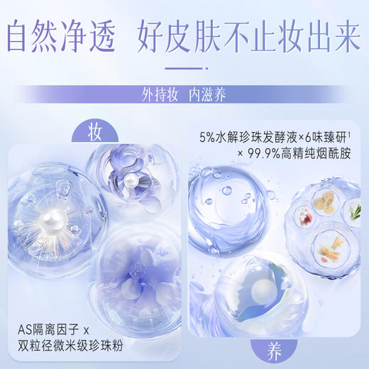 【超值2瓶装】京润珍珠 焕美珍珠膏素颜霜 一抹冷白皮 养肤美白 50g*2瓶（水光版） 商品图2