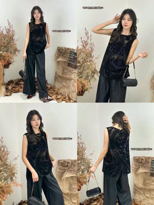 34BAR093141#丝绒马甲背心 商品图0