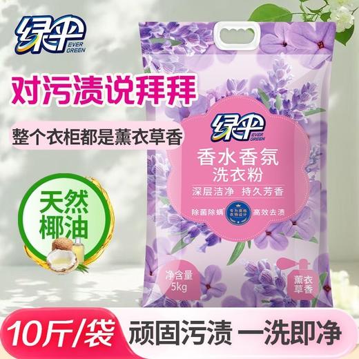 绿伞除菌除螨薰衣草深层去渍洗衣粉持久留香家庭装 商品图8