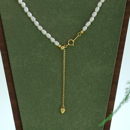 子佩集【马上圆满】银S925珍珠AOYA奥雅项链【SGN1050001】4mm珠小马镀金珐琅彩2512 商品图2