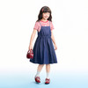 【实体店同款】女童吊带连衣裙夏季新款安奈儿童装AG623137 商品缩略图5