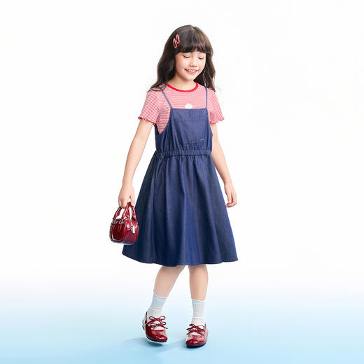 【实体店同款】女童吊带连衣裙夏季新款安奈儿童装AG623137 商品图5