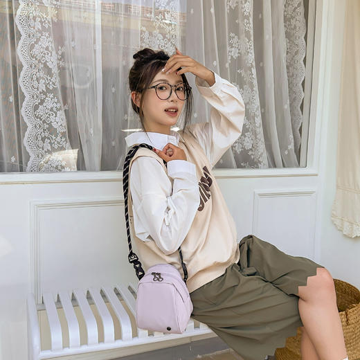 小巧实用 巨能装！【胖fufu贝壳蛋蛋包】（送可拆卸拎绳）六色可选 尼龙防水 手拎斜挎两用 日常通勤 简约外出 #M663 商品图11