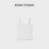 ROMI STUDIO“基础优雅”锦仿棉纯色弹力针织吊带背心RWDSST1627 商品缩略图6