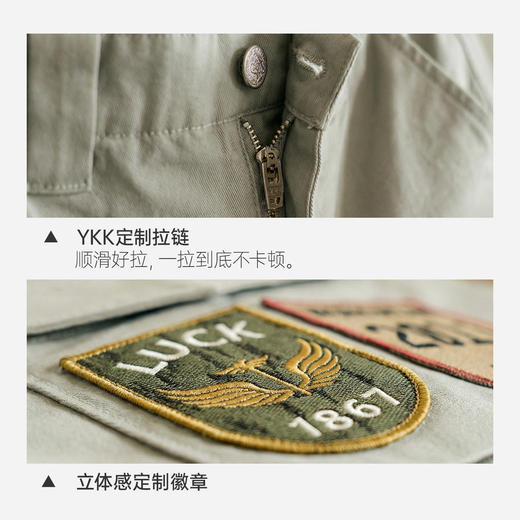 马登美式复古四分A字版直筒显瘦可外穿休闲工装短裤女士热裤夏季 商品图3