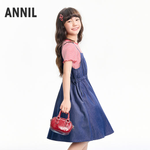 【实体店同款】女童吊带连衣裙夏季新款安奈儿童装AG623137 商品图2