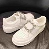 LFGJ16405方扣闪钻小白鞋 商品缩略图4