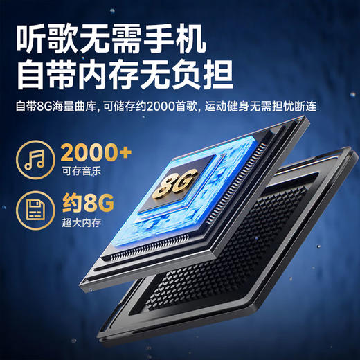 飞利浦（PHILIPS）真无线蓝牙耳机 颈挂开放式骨传导概念挂耳挂脖降噪专业运动跑步骑行适用于苹果华为小米TAQ4320黑 商品图2