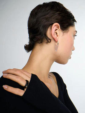 ANATTA｜E-C06-GR Drop Earrings [ 标准版 灰玛瑙 耳环 ]【循Countinuum Line】