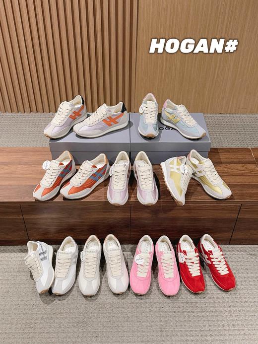 HOGAN H699 豪格2026新款彩虹糖系列  复古阿甘运动鞋（DBG） 商品图0