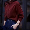 LONGNVFAIR安可拉红灯芯绒全棉衬衫 经典衬衫剪裁 自带复古氛围感 上身气质拉满 商品缩略图3