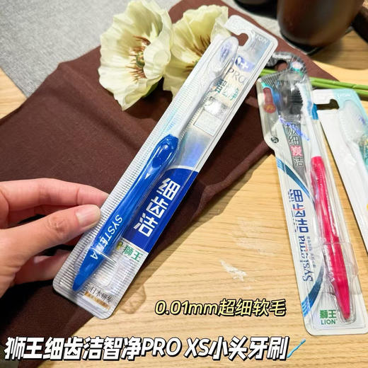 【满三组包邮】日本 狮王牙刷 细齿洁  精巧 护龈 净齿 抗敏牙刷 商品图5